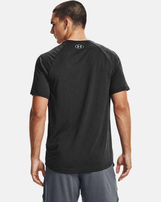 Tee-shirt texturé à manches courtes UA Tech™ 2.0 pour homme, Black, pdpMainDesktop image number 1